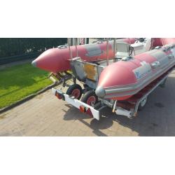 Stoere gebruikte Narwhal 450 rib met trailer