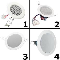 Inbouw speakers / plafond luidsprekers ruime keus in webshop