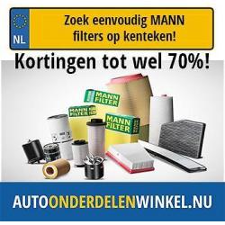 Mann filters met wel 70% korting! oliefilter brandstoffilter