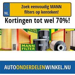 Mann filters met wel 70% korting! oliefilter brandstoffilter