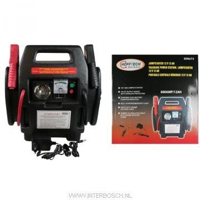 Starthulp Jumpstarter 12v 12ah 600amp Incl BTW