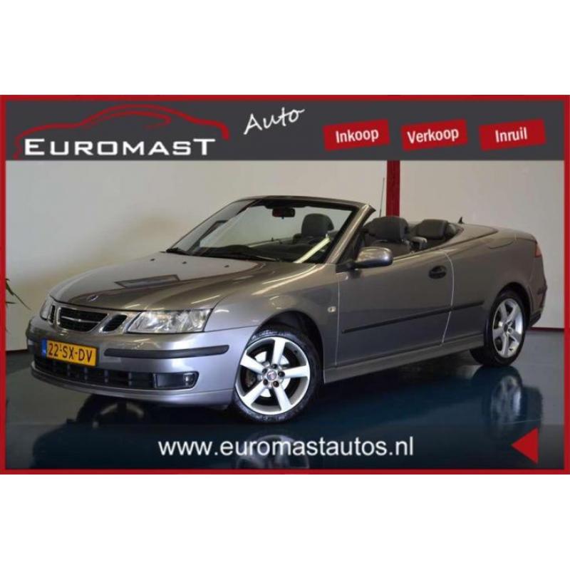 Saab 9-3 1.8t Vector Cabrio, Lederen, New apk, Automaat