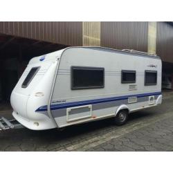 Hobby 495 ufe caravan met luifel