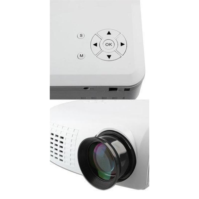 1080P HD Home Cinema Theater Multimedia LCD Projector PC ...