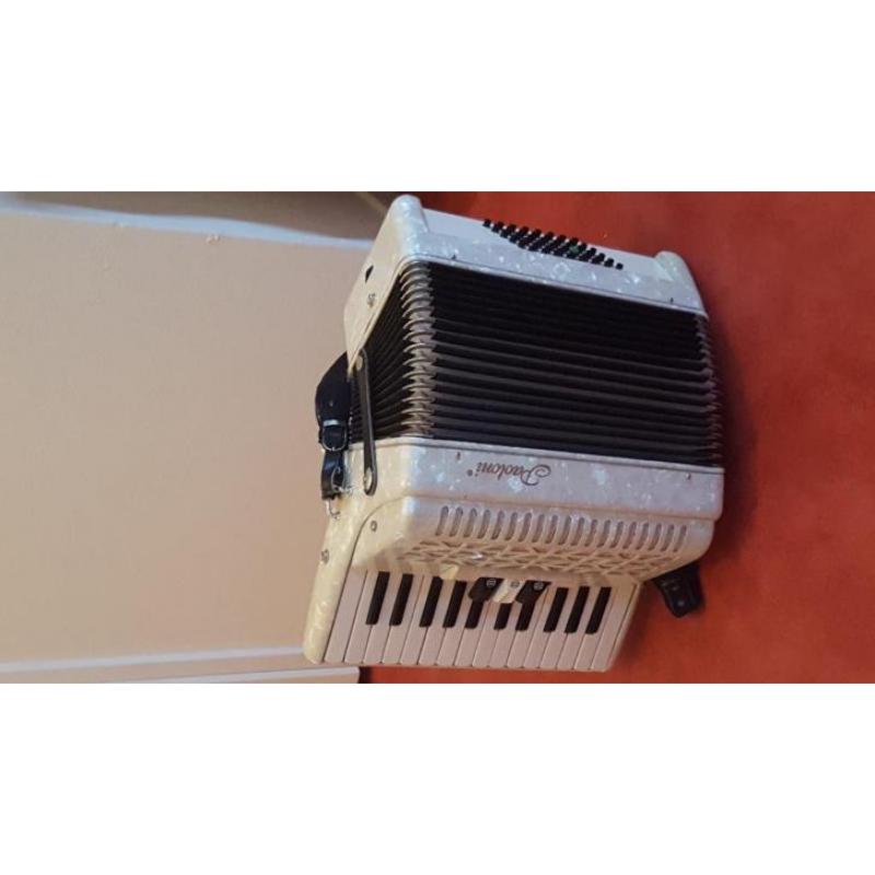 Accordeon parelmoer 48 bas