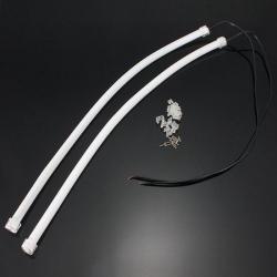 2pcs 45CM SMD3014 Flexible LED Strip Light DRL Daytime Ru...