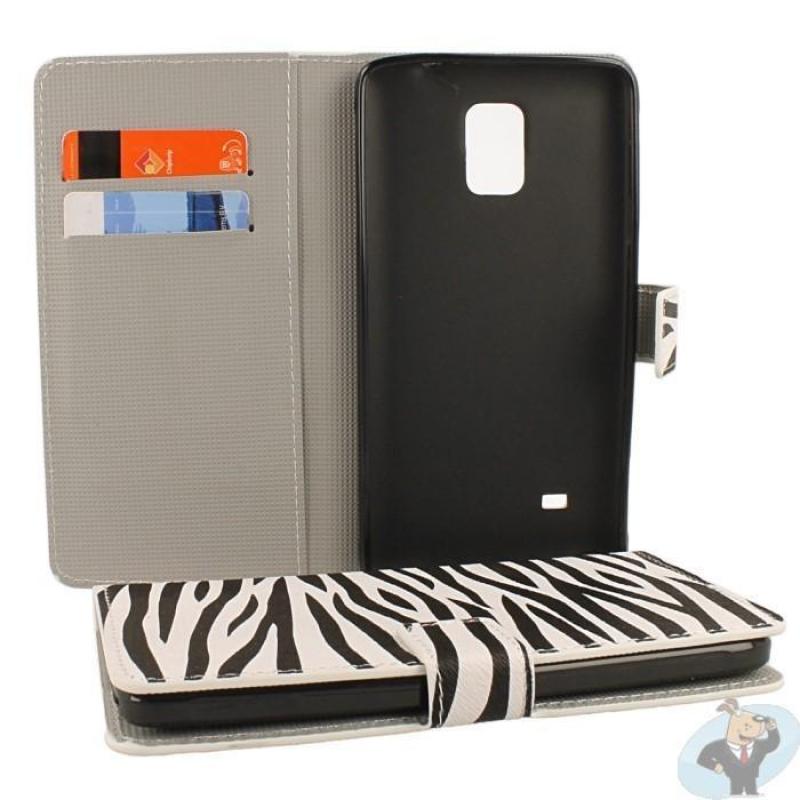 Samsung Galaxy Note 4 Special Portemonnee Hoesje - Zebra S..