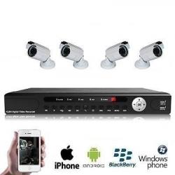 4x Bewakingscamera Compleet Camera Set Met Recorder Nu ACTIE