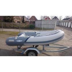 ALUMINIUM Blue Bay RIB 270, + Mariner 5 pk NIEUW!