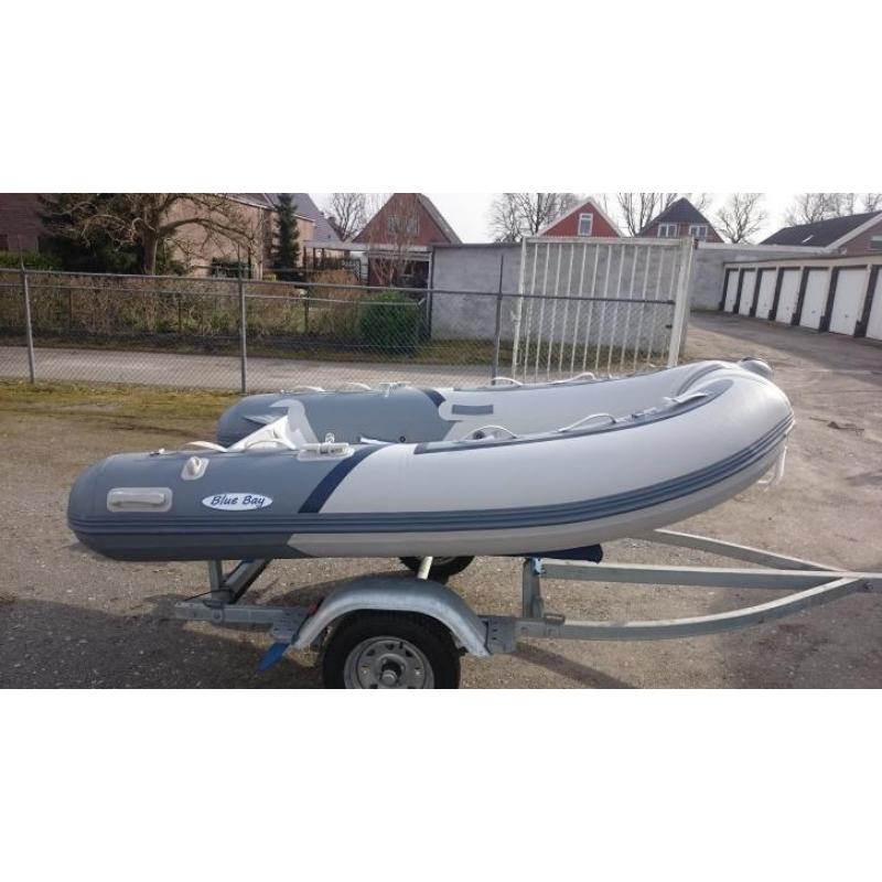 ALUMINIUM Blue Bay RIB 270, + Mariner 5 pk NIEUW!