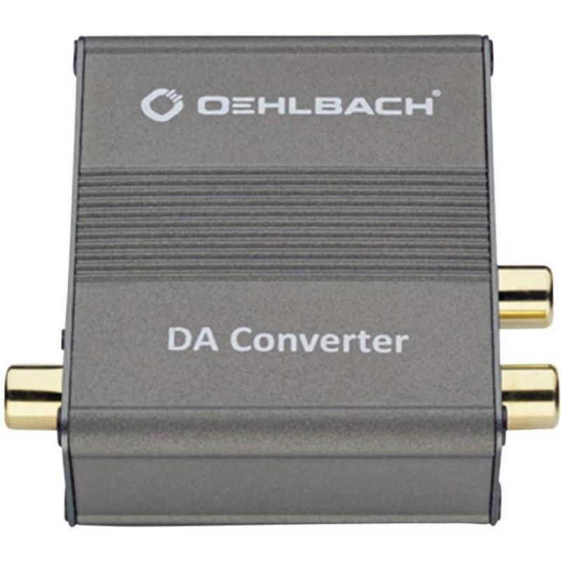 Oehlbach DA-omvormer AV Converter Toslink, Digitale cinch,