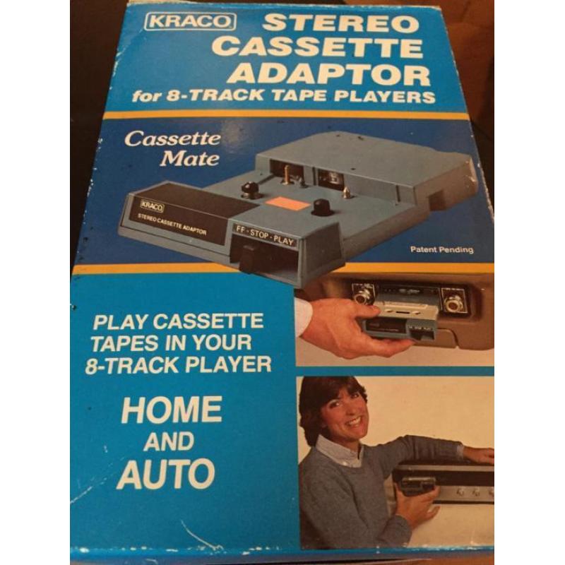 Kraco Stereo Cassette Adaptor voor 8-track spelers