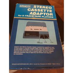 Kraco Stereo Cassette Adaptor voor 8-track spelers