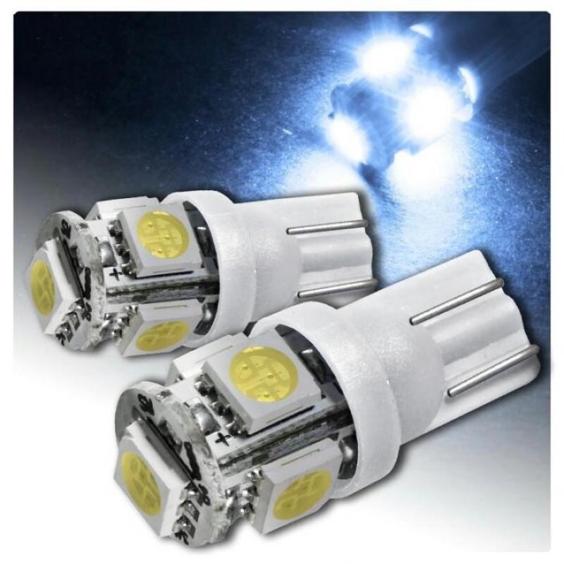 T10 smd led auto lampjes. Kenteken koplamp interieur.