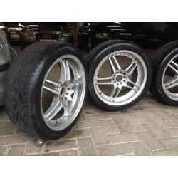 Lenso 18" 225-40-R18 Multisteek 5x114.3 18 inch Chroom Look!