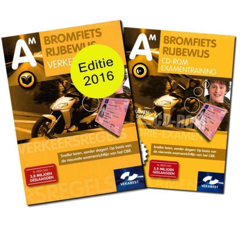 Theorieboek Rijbewijs AM - Scooter met oefen CD 2016