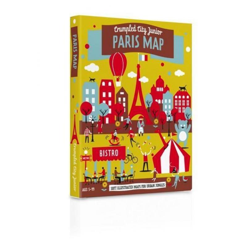 Crumpled City Map Junior Parijs