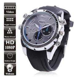 Spy Horloge watch Full HD Verborgen camera 8GB nachtvisie