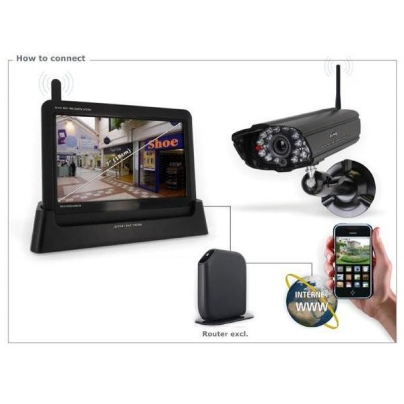 Elro draadloos camerasysteem met touchscreen (CS87T) €269