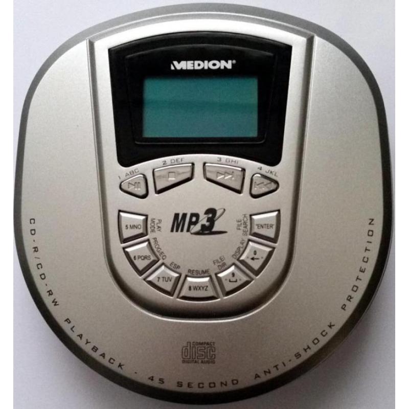 Discman Medion MD 4522 MP3, CD-R, CD-RW en CD-Audio