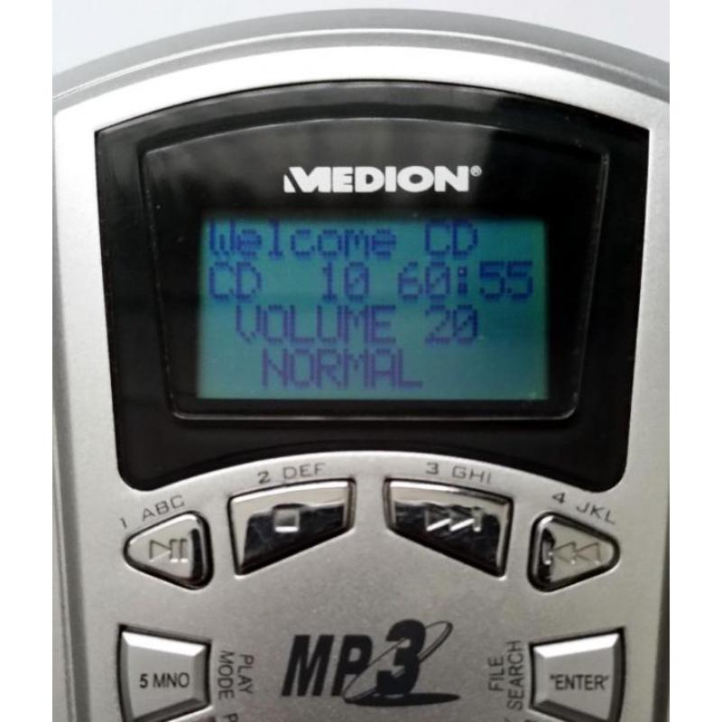 Discman Medion MD 4522 MP3, CD-R, CD-RW en CD-Audio