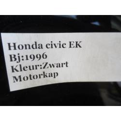 Honda Civic Ek 1996 Motorkap Zwart