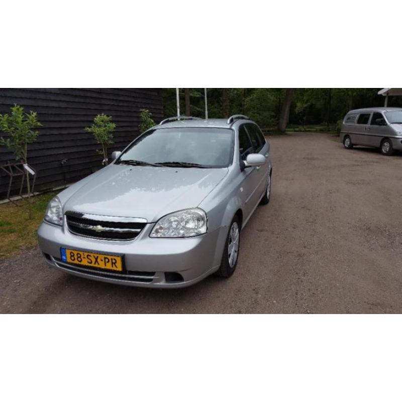 nette Chevrolet Nubira 1.6 Wagon 2006 zilvergrijs, airco