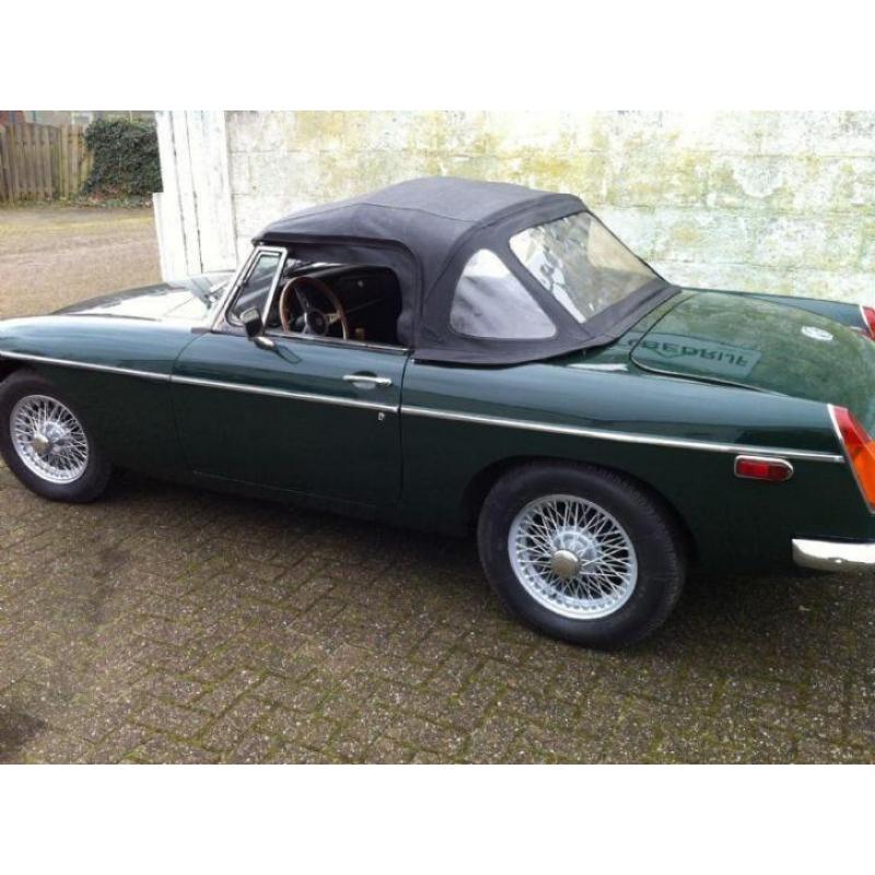 MG B type 1.8 Roadster Cabriolet CHROME BUMPER, VOLLEDIG GER