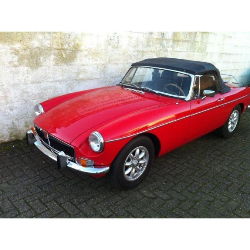 MG B type 1.8 Roadster CABRIOLET CHROOM BUMPER, ZÉÉR MOOIE S