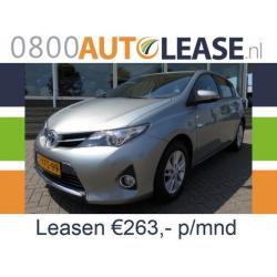 Toyota Auris 1.8 Full Hybrid 5DR CVT | Lease € 263,– per mnd