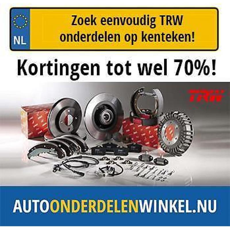 Remschijven of remblokken nodig? TRW met tot wel 70% korting