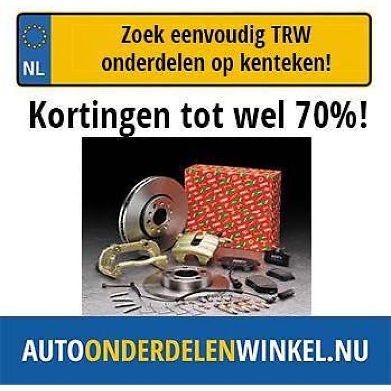 Remschijven of remblokken nodig? TRW met tot wel 70% korting