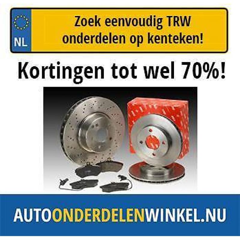 Remschijven of remblokken nodig? TRW met tot wel 70% korting