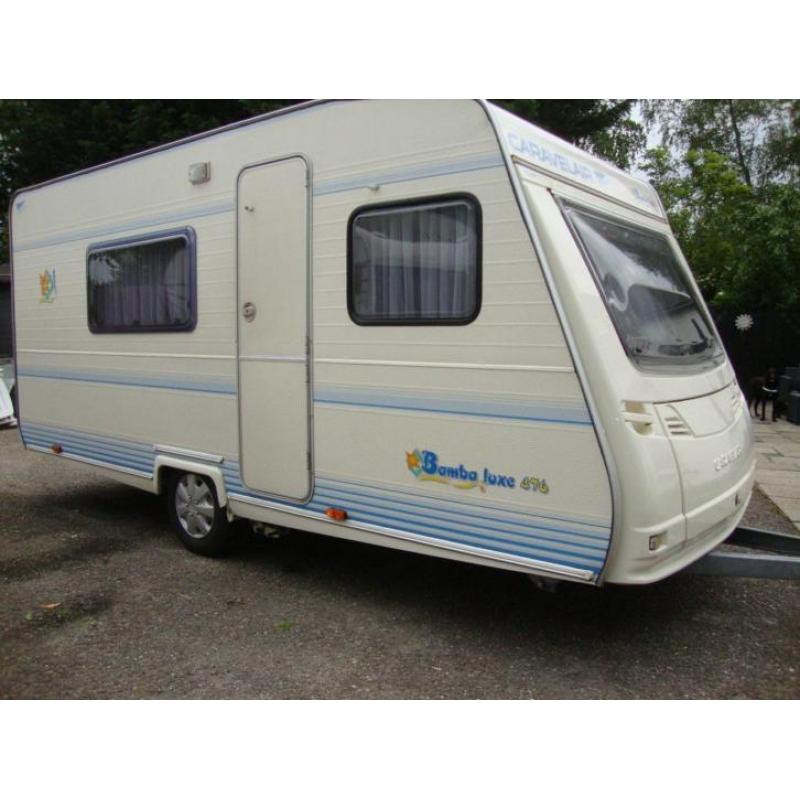 5 pers.caravelair 476 bamba met mover!! stapelbed/voortent