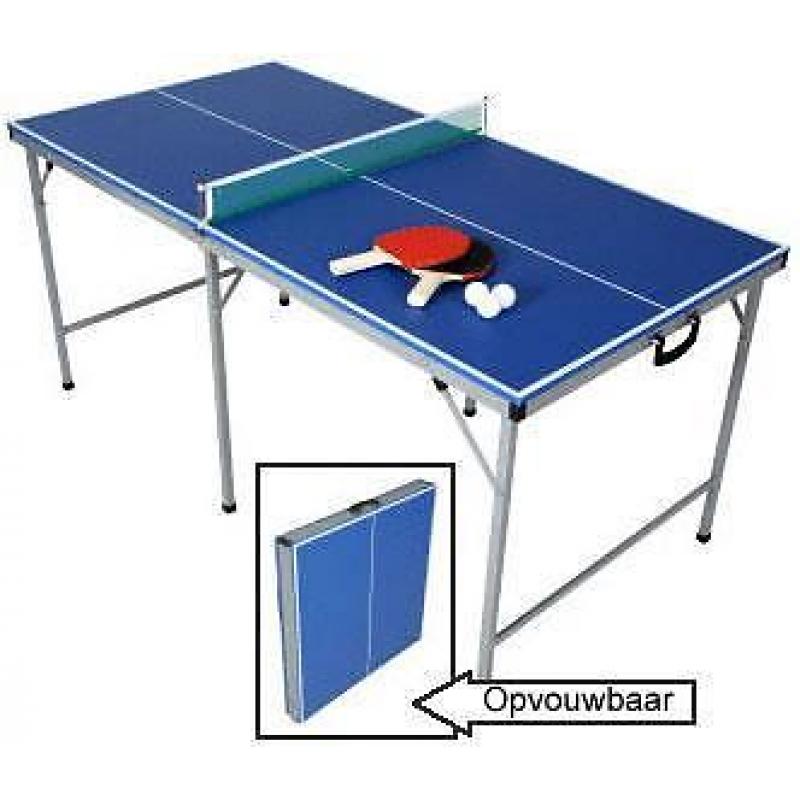 Tafeltennistafel | Opvouwbaar | Blauw