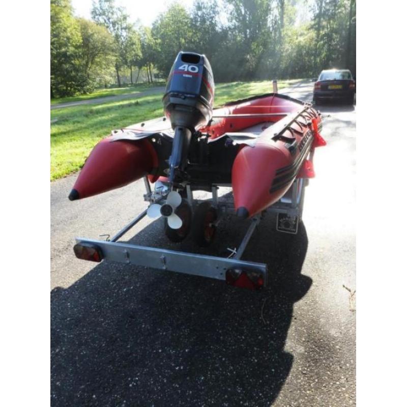 quicksilver 380hd met yamaha 40 pk