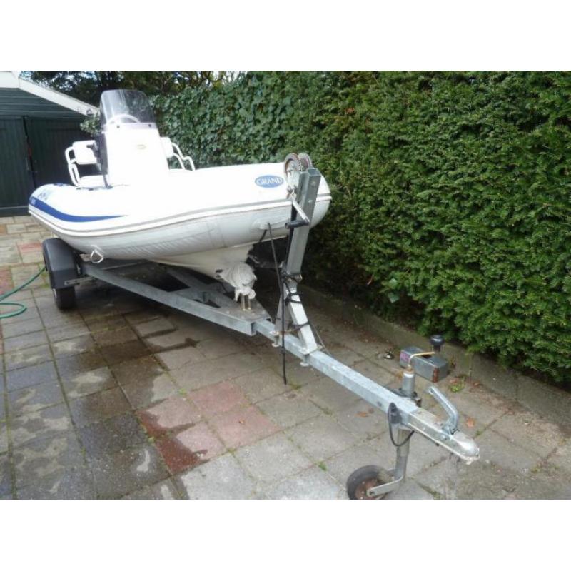 Zeer nette rib boot. 30 pk Suzuki met powertrim!!