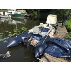 Aquila 550 rubberboot (2014) met Yamaha 40 pk Te Koop