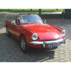 Triumph spitfire mk3 1968 gerestaureerd.