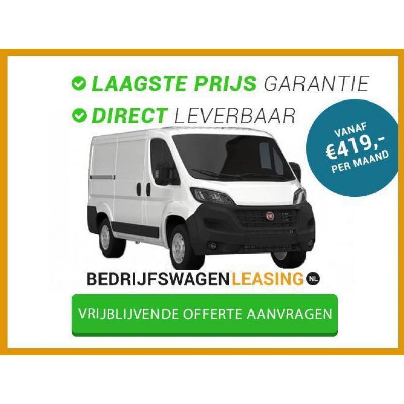 All-inclusive Fiat Ducato lease ook voor starters en ZZP'ers