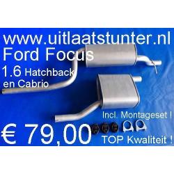 Uitlaat Ford Focus 1.6 Hatchback € 79,00 Voorraad