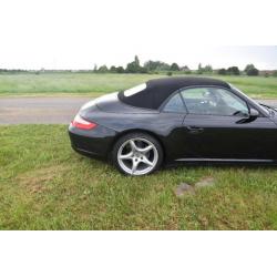 Porsche 911 3.6 Carrera 4 Cabrio AUTOMAAT Zwart nav