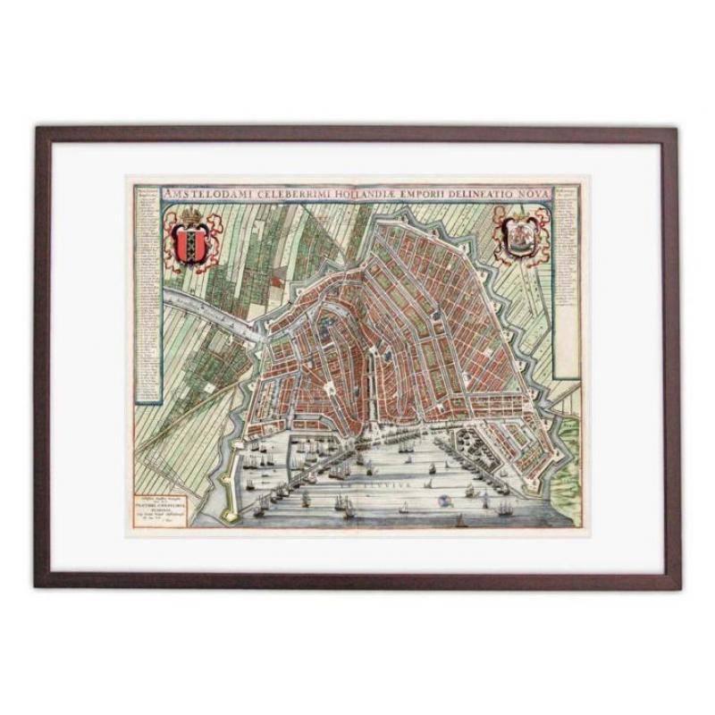 Oude kaart van je Eigen Stad. Uit voorraad leverbaar!