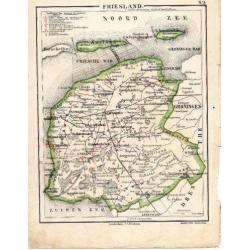 5 landkaarten van div. provincies N.W. Posthumus - 1885