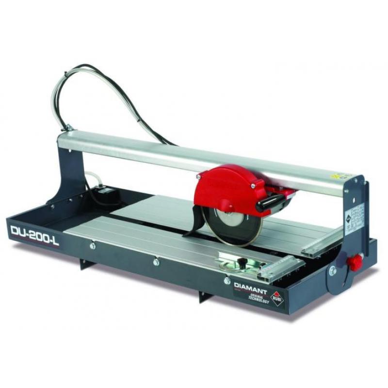 Rubi tegelzaagmachine DU-200 L BL €229,- TegelMegaStore.nl