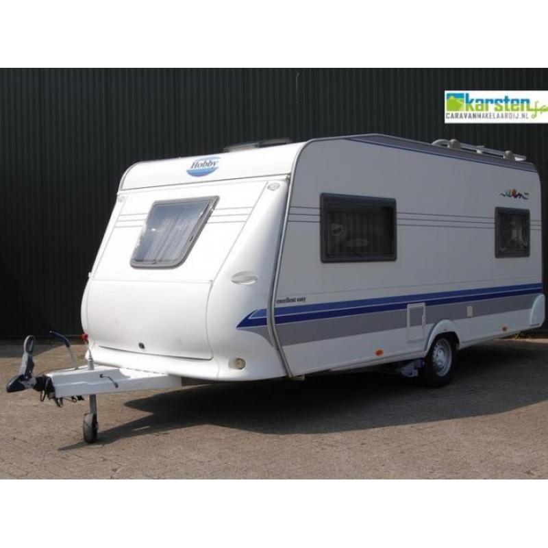 Hobby Excellent Easy 495 UL incl. Mover Voortent Luifel etc.