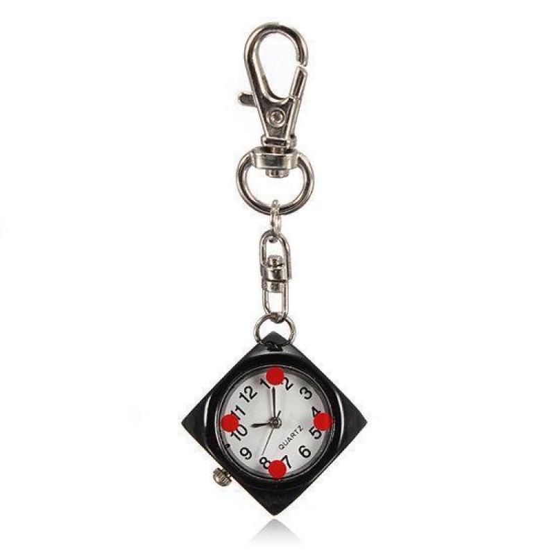 Dice Pocket Watch Keychain