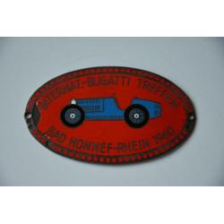 Bugatti Embleem 1960 - Bad Honnef Rhein Treffen - Badge Auto