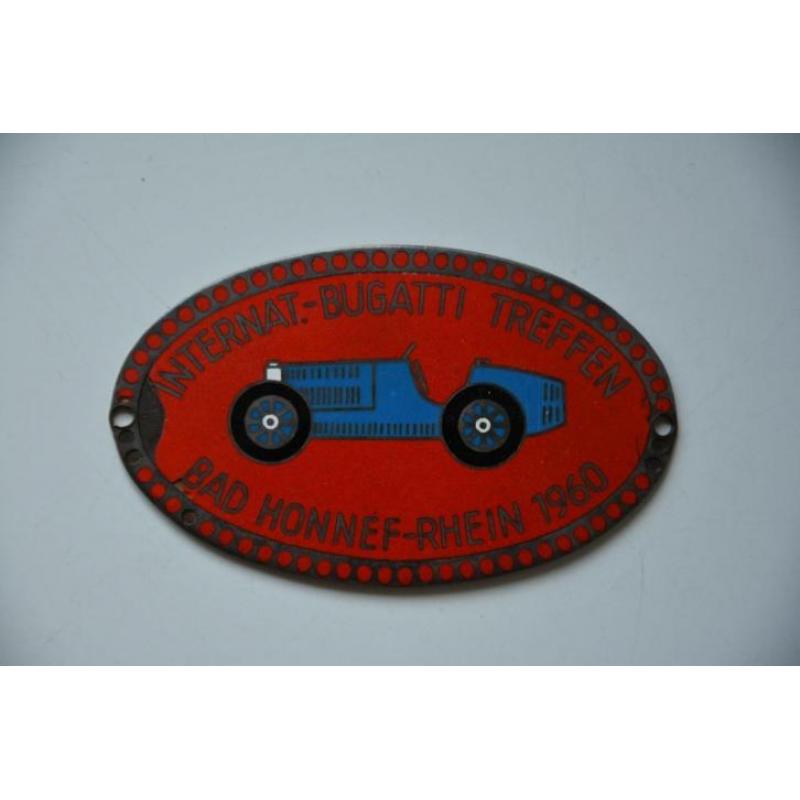 Bugatti Embleem 1960 - Bad Honnef Rhein Treffen - Badge Auto