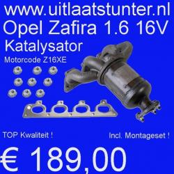 Katalysator Opel Zafira 1.6 16V € 189,00 Voorraad